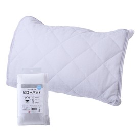 Nishikawa SV4064 CM74083053 Pile Pillow Pad, 23.6 x 19.7 inches (60 x 50 cm), Washable, 100% Cotton, Can Be Used for 365 Days of the Year, Toweling Fabric, Easy to Remove and Remove Rubber Band, Gray