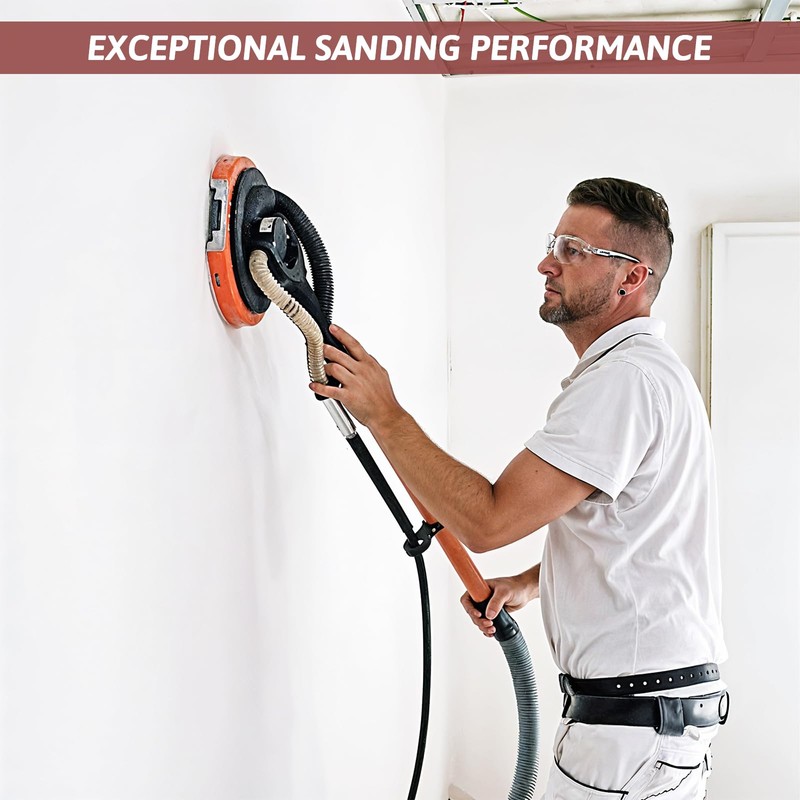 50 Pcs 9-Inch 10-Hole Drywall Sanding Discs Set, 10 Each