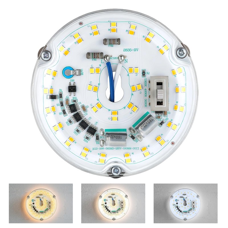 LED Ceiling Fan Light Retrofit Kit, 4 Inch, Ceiling Light