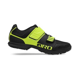 Giro Berm Cycling Shoe - Men's Black/Citron Green 47