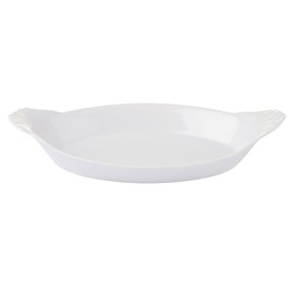 Bia Cordon Bleu White Oval Porcelain Au Gratin Bowl, 8 oz, White