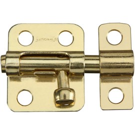 National Hardware N151-266 V833 Window Bolt in Brass,2 Inch