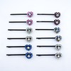 HAND Stylish Heart and Centre Crystal Hair Pin Hair Clips