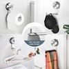 YOHOM Suction Cup Toilet Paper Holder Bathroom Hooks for Towel