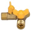 Brass 3 Way Shut Off Valve,Premium Gas Ball Valve,3 Way