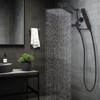 Hibbent All Metal CUPC Certified 8'' Rainfall Shower Head, Dual