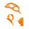 2Pcs/Set Orange Peeler Tools Citrus Peel Cutter Plastic Easy Fruit