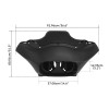 TCMT Matte Inner & Outer Headlight Fairing Fit For Harley