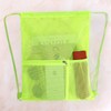 NATURAL STYLE 2 PACK Mesh Drawstring Backpack Bag, Multifunction Mesh