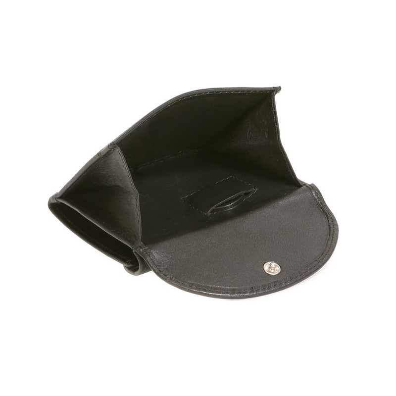 Small wallet LEAS, Genuine Leather, black - ''LEAS Mini-Edition''
