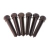 Alnicov 6PCS Guitar Bridge Pins,Rosewood Pins,Guitar Replacement Parts