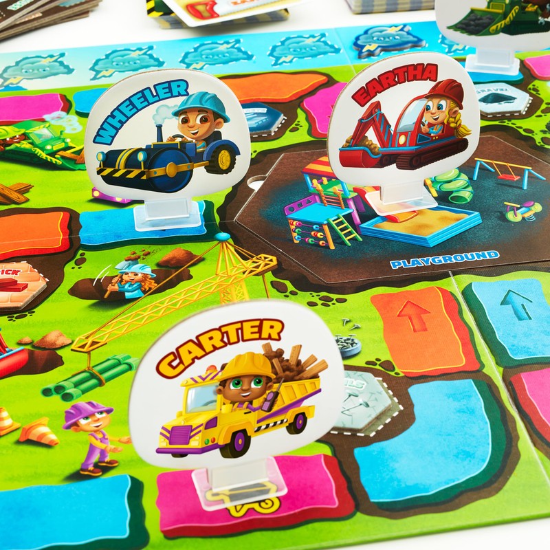 Construction Kids Board Game - Cooperative Building Game for Kids