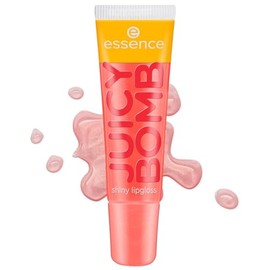 essence Juicy Bomb Shiny Lip Gloss No. 103 Orange Shiny Radiant Fresh Shimmering Vegan Alcohol Free Parabens No Microplastic Particles, Pack of 1 (10 ml)