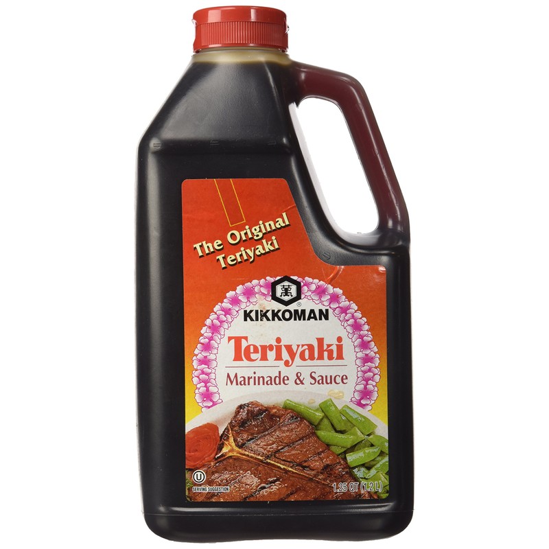 Kikkoman Teriyaki Marinade & Sauce, 40 Oz (1.25 Qt)