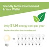 Sigalux LED Light Bulbs 60 Watt Equivalent A19 Standard Light