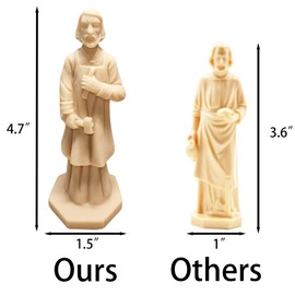 VEXYLOREN St Joseph Statue for Selling House Kit with Instruction Cards and Burial Bag (Beige)