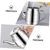 Ciieeo Stainless Steel Oil Container with Fine Mesh Strainer Versatile