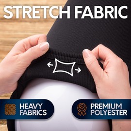 Byllstore Boat Fender Covers | Several Size Options Available | Black & Navy Blue | 1, 2 & 4-Pack | Polyester (1-Pack, Black, 10″ x 26″)