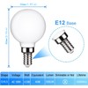 KLY Ceiling Fan Light Bulb E12, 4000K Natural Daylight Candelabra