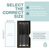 2 Pack Contemporary 2x10 Inch Decorative Floor Register Vent with