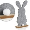 com-four® 4 x Decorative Stands for Easter, Cute Felt Easter