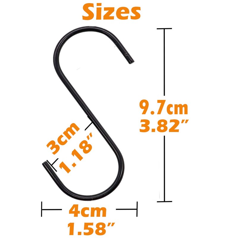 Stainless Steel S Shaped Hooks Hangers, Heavy Duty S Hooks,