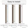 Probrico (5 Pack Brushed Nickel Kitchen Cabinet Handles,Hole Center (12-4/5