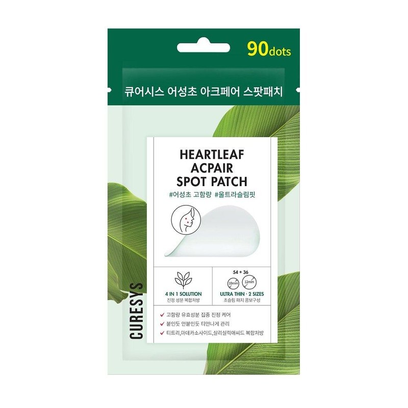 CURESYS Heartleaf Acpair Spot Patch 90pcs - CURESYS Heartleaf Acpair