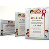 Children's Certificate Paper, 50 Sheets, Modern, for Certificates, DIN A4