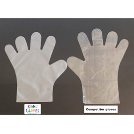 Kiddiz Gloves: Eco-friendly Disposable Gloves for Kids Ages 3 - 8 (100 count)