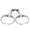 Horse Gag Ring Snaffle Bite Stainless Steel 125mm Loose Oval