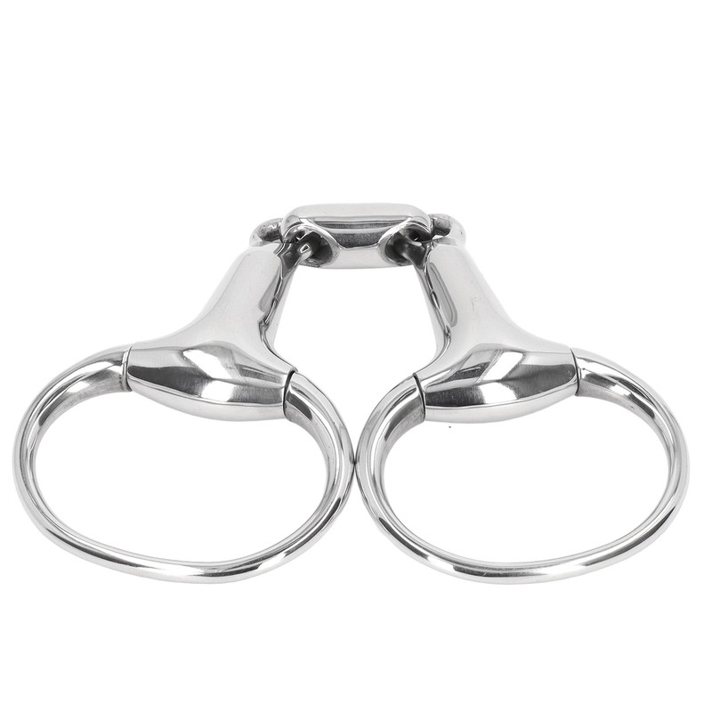 Horse Gag Ring Snaffle Bite Stainless Steel 125mm Loose Oval
