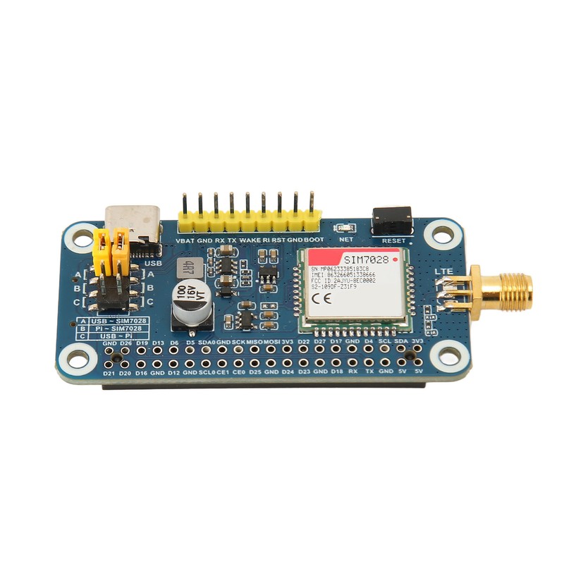 SIM7028 NB IoT HAT for RasPi 2 2B 3B 3B+