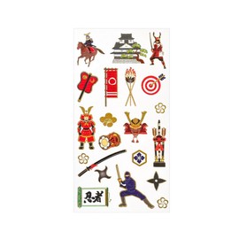 Sticker Sheet: Japanese Pattern Seal/Japanese Traditional Series Sengoku Era