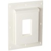 Builders Edge SMR68TW Sturdimount Receptacle Primed Mounting Block, 6" W