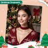 Christmas Stocking Stuffers for Women-Colorful Stones Pearls Alloy Dangle Christmas