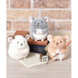 Bleu Bleuet Chinchilla Plush Toy (Light Brown)