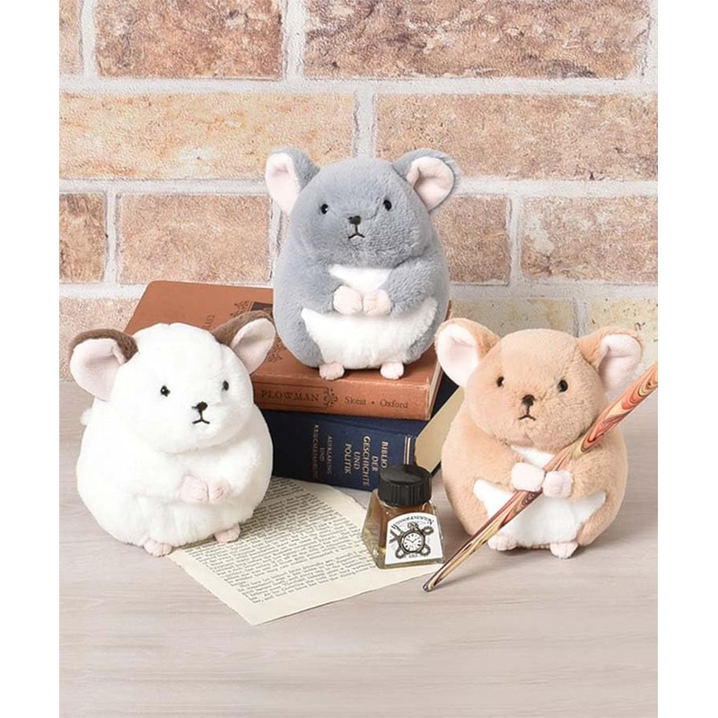 Bleu Bleuet Chinchilla Plush Toy (Light Brown)