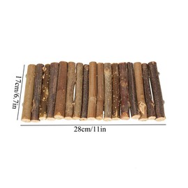 Duokon Hamster Accessories, Hamster Wooden Bridge Wooden Bridge for Hamsters, Curved Ladder Small Pet Accessories, Cage Decoration, Mice, Rat, Rodent, Toy (Medium)