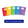 Oxford A5 Exercise Books, 80 Pages, Pack of 5, Assorted