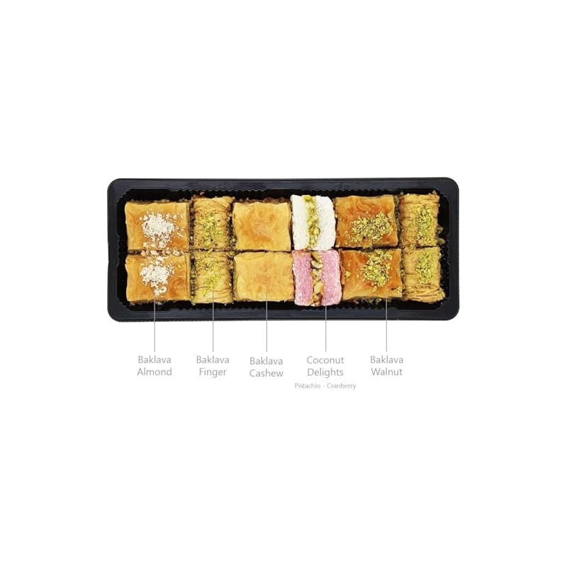 Persis Luxury Baklava Assorted Tray - 12 Pieces (1 X