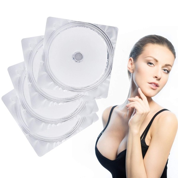 4-Piece Breast Enhancement Patches, Breast Enlargement Mask, Breast Enlargement Firming Lift Pad, Moisturising Collagen Plasters Busts Treatment