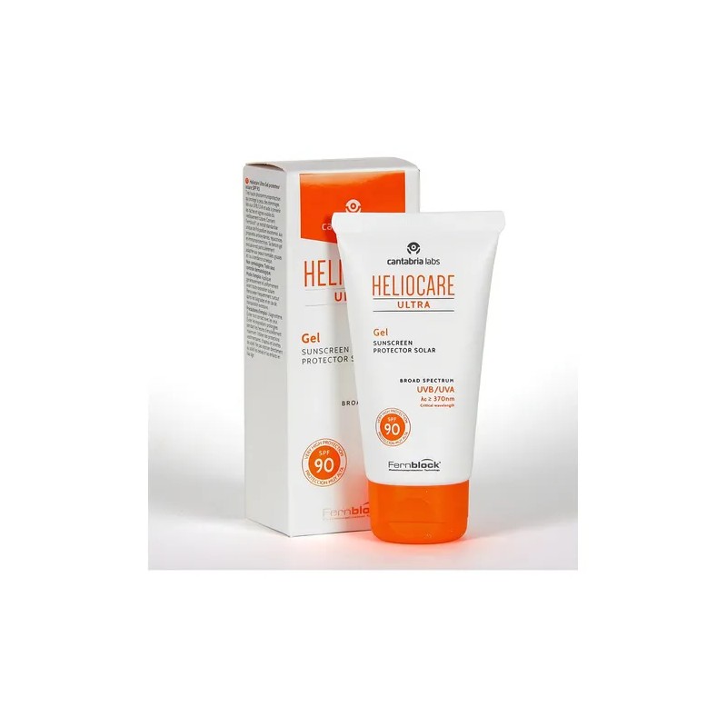 Protector Solar Gel Heliocare Ultra FPS 50 Rostro Libre Aceite
