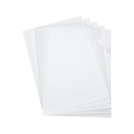 Heavy Duty A4 Clear Plastic Open Top & Side Report File Project Presentation Covers Pack of 50