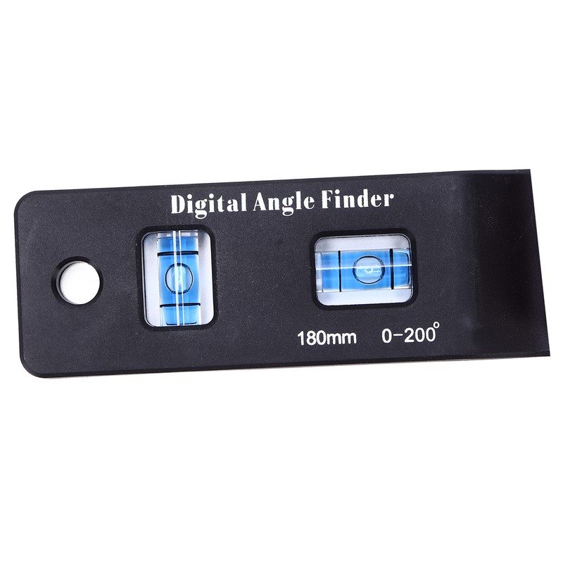 0‑200° Digital Display Angle Finder High Accuracy Electronic Spirit Level
