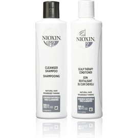 Nioxin System 2 Cleanser Shampoo and Scalp Therapy Conditioner Duo for Unisex 2 x 10.1 oz