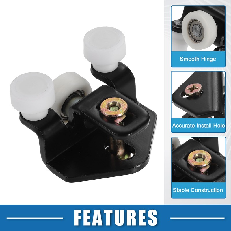 A ABSOPRO Sliding Door Top Hinge Roller Upper Left No.9067600147