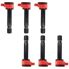 MCK 6pcs High Performance Ignition Coil Pack Compatible With Honda Acura Accord Crosstour Odyssey TL TSX RL 2008 2009 2010 2011 2012 2013 2014 3.5L 3.5 3.7L 3.7 V6