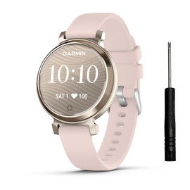 TopPerfekt Band Compatible with Garmin Lily 2, Slim Soft Silicone Quick Release Replacement Wristband for Lily 2, Garmin Lily2 Active(14mm) Smartwatch Strap- Nebulae Powder