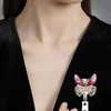 Butterfly Nurse Badge Reel Crystal Rhinestone Retractable ID Badge Name
